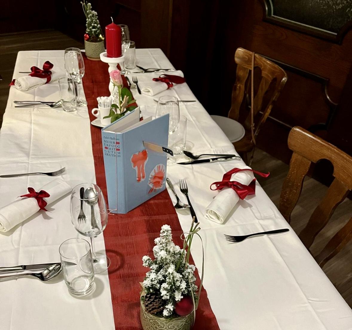 Gedeckter Tisch