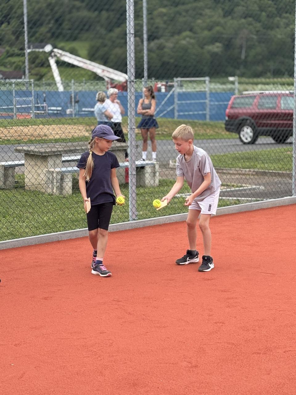 CS Tennis 06 08 2025 Mira und Felix