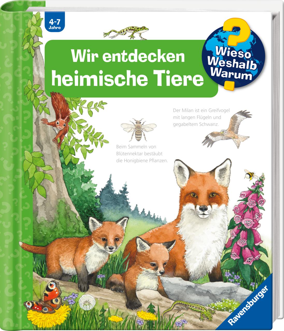 Ravensburger Rätsel Rallye Cover Wir entdecken heimische Tiere