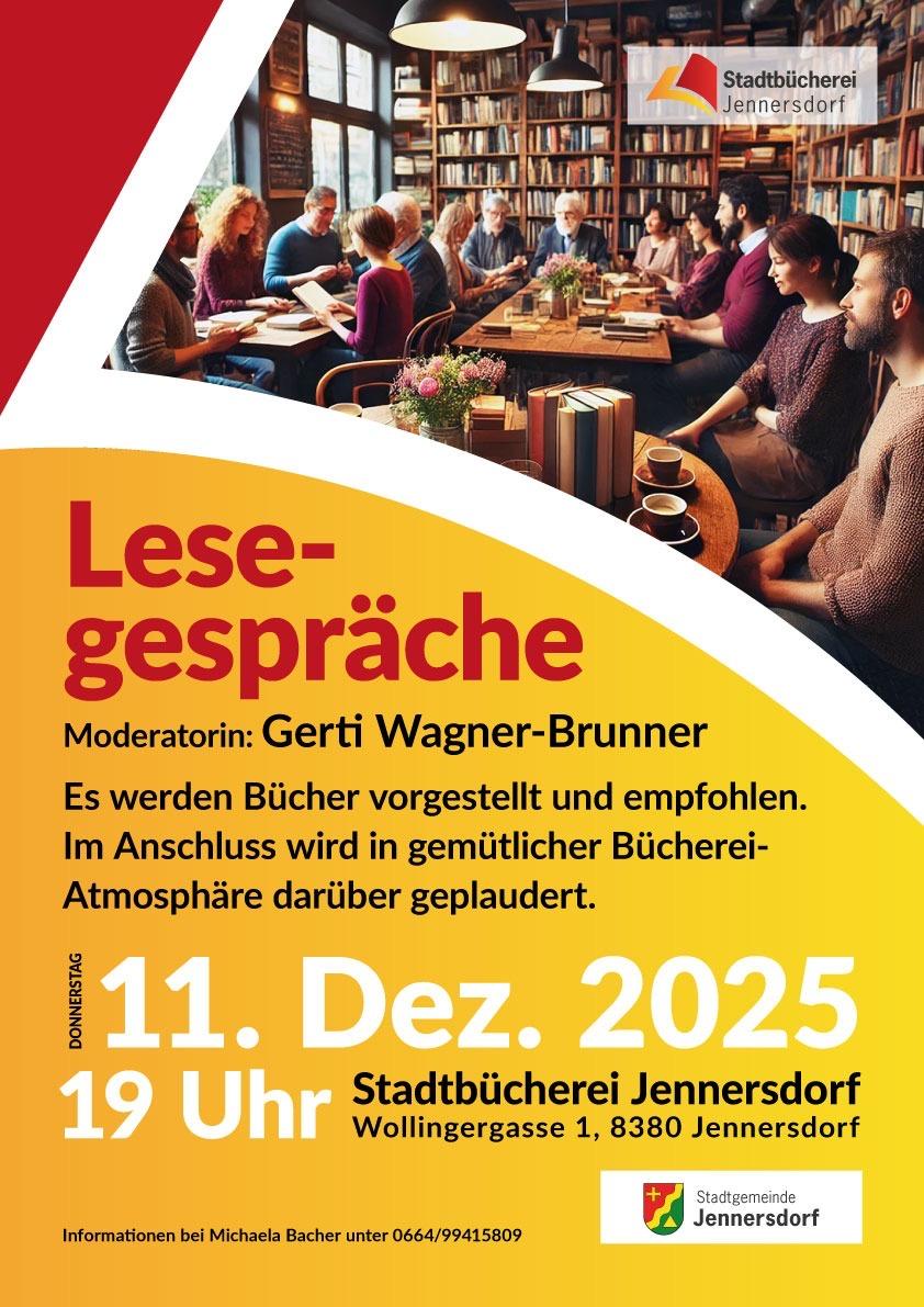 Lesegespräche Plakat 11 12 2025