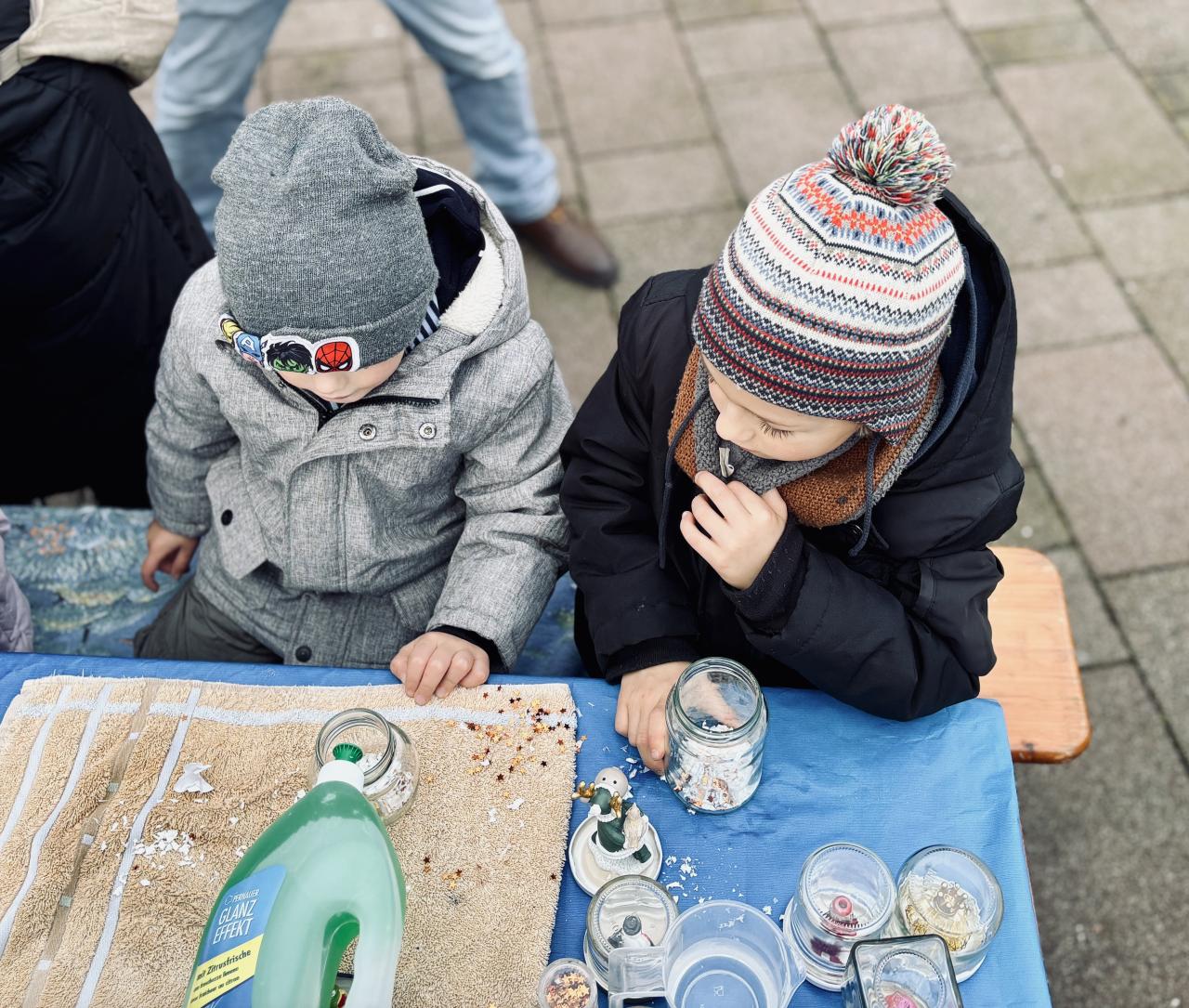 Adventzauber basteln 2 Jungs 06 12 2025