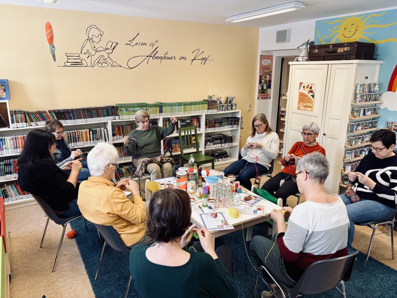 Das große Stricken Jänner 2026 Strickrunde