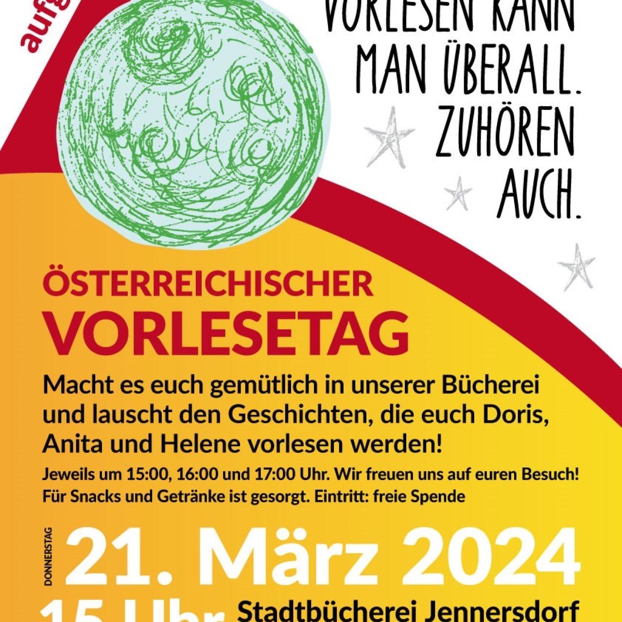 Vorlesetag 2024 Plakat