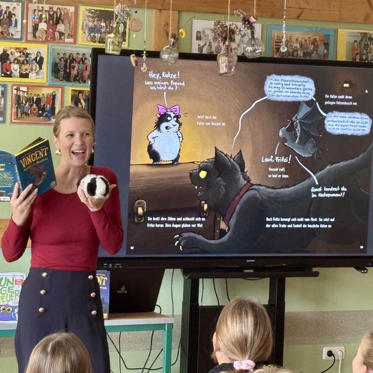 Lesereise Sonja Kaiblinger mit Vincent und Vincent Buch 02 10 2025