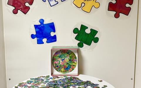 Offener Puzzletisch